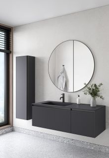 Тумба под раковину Armadi Art Quatro 790-M2-120-A-A 120 см антрацит